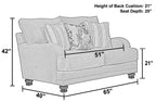 Jonesport - Loveseat - Wheat