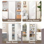 Adjustable 2 Door Storage Cabinet With Adjustable Shelves