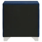 Melody Upholstered 2-drawer Nightstand Pacific Blue