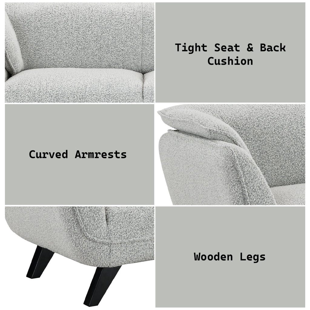 Nayeli - Boucle Loveseat