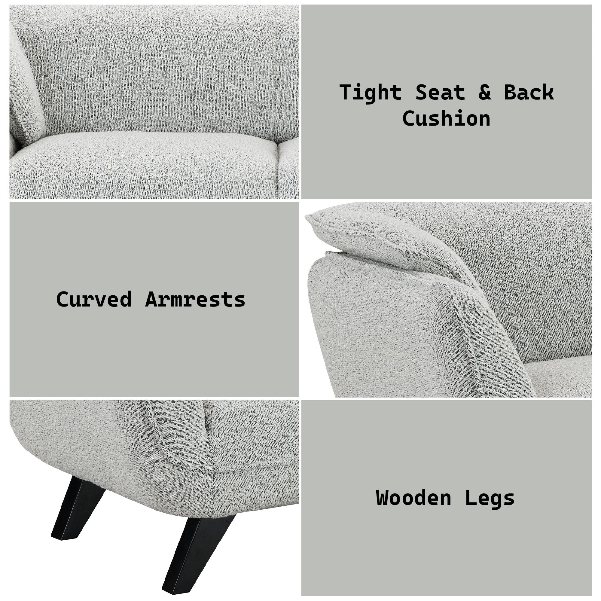 Nayeli - Boucle Loveseat