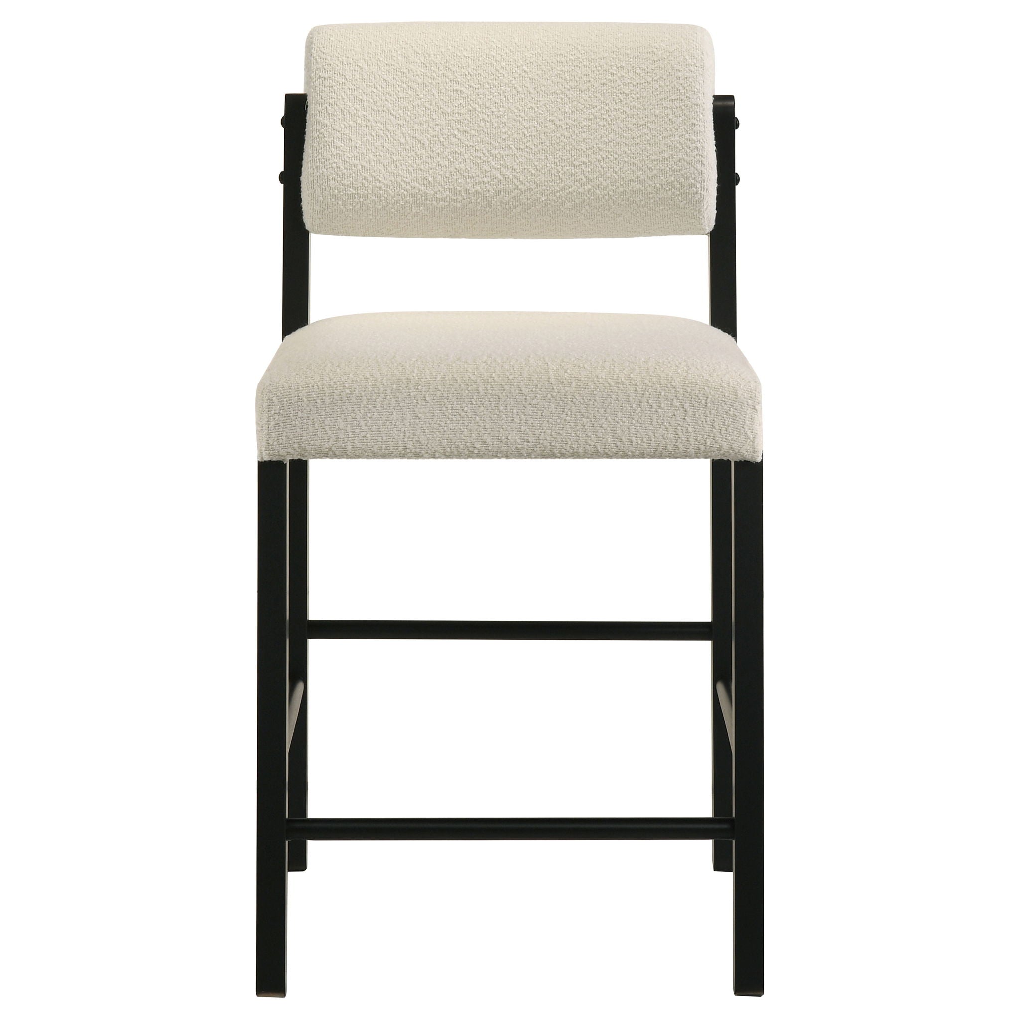 Hamlyn 5-piece Round Wood Counter Height Dining Set Cream and Black