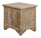 Chair Side Table - Taupe