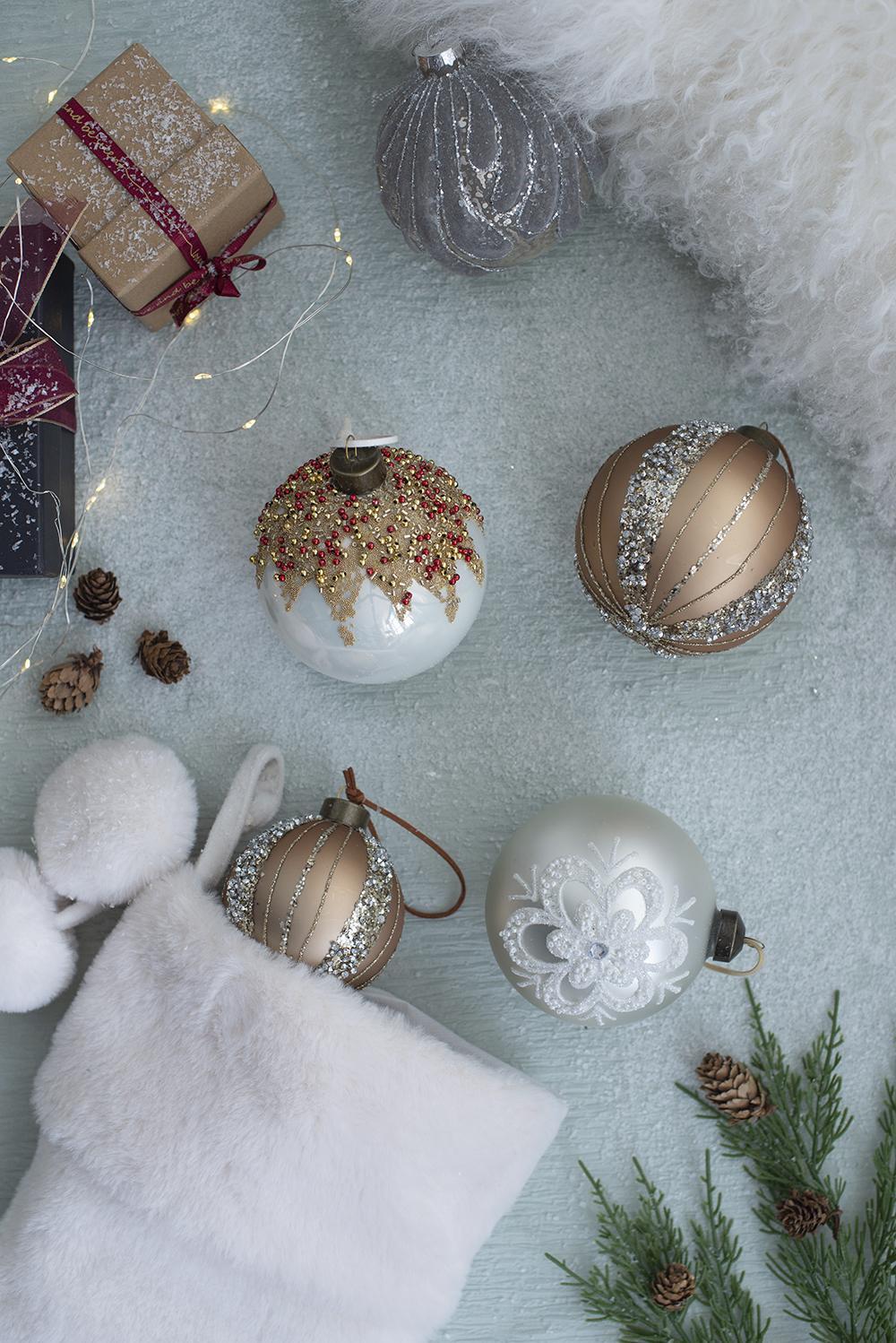 Christmas Ball Ornaments, Decorative Hanging Ball Christmas Tree Ornaments For Holiday Party Decorations