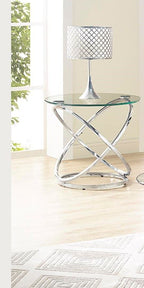 Cocktail Table Set - Chrome