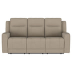 Brentwood Upholstered Motion Reclining Sofa Taupe