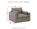 Dramatic - Chair and a Half - Granite