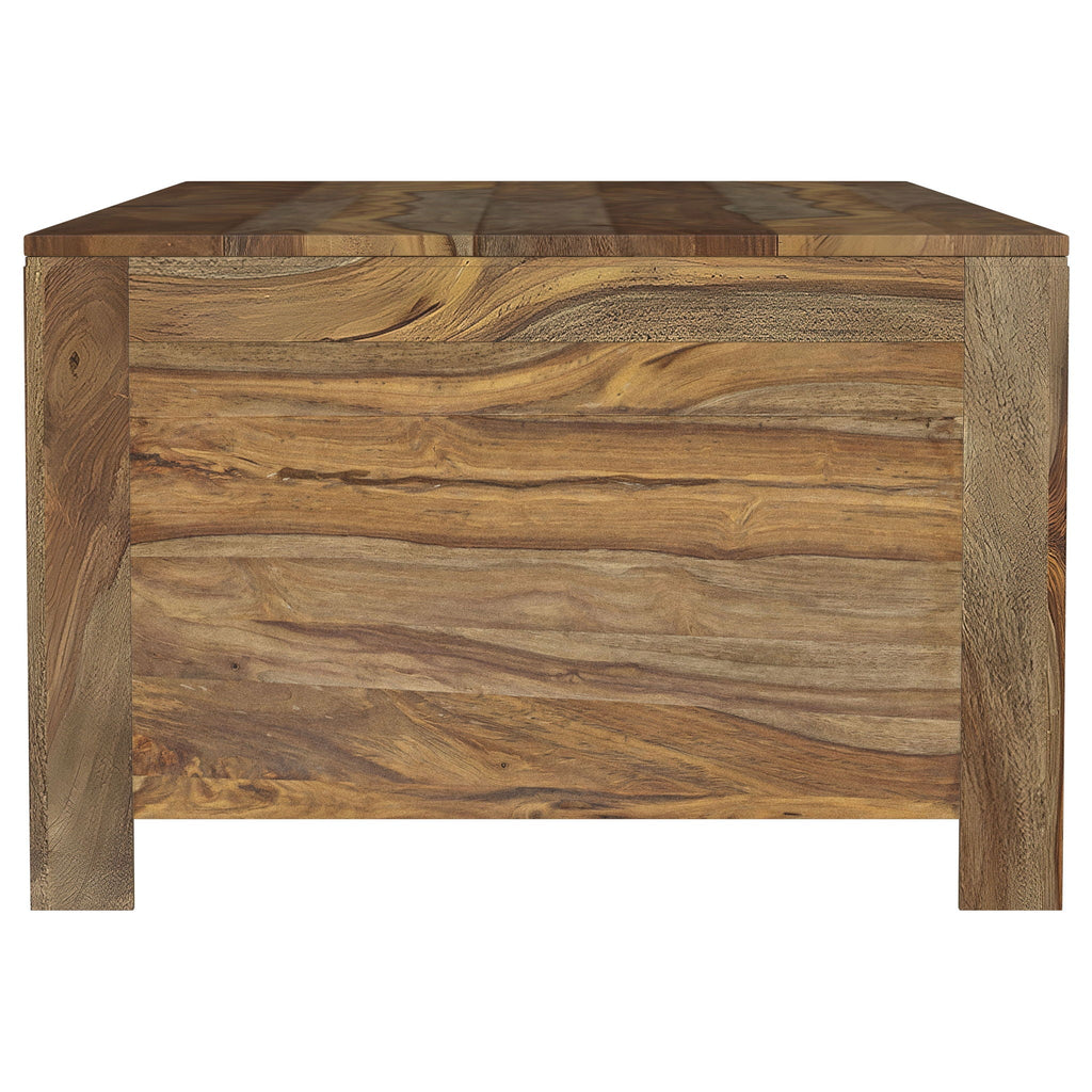 Esther 6-drawer Solid Wood Coffee Table Natural Sheesham