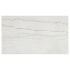 Averill 72-inch Rectangular White Marble Top Dining Table Coffee Bean