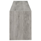 Burke 2-door Engineered Wood 71-inch TV Stand Grey Driftwood