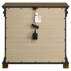 Garland 2-drawer Nightstand Bedside Table Brown Cherry