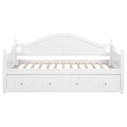 Julie Ann Wood Twin Daybed with Trundle White