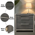Jehoram - 3 Drawer Nightstand For Bedroom