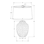 Lighting, Table Lamp, Ceramic, Transitional - Cream