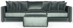 Remington - Modular Sofa And Cocktail Ottoman - Pine