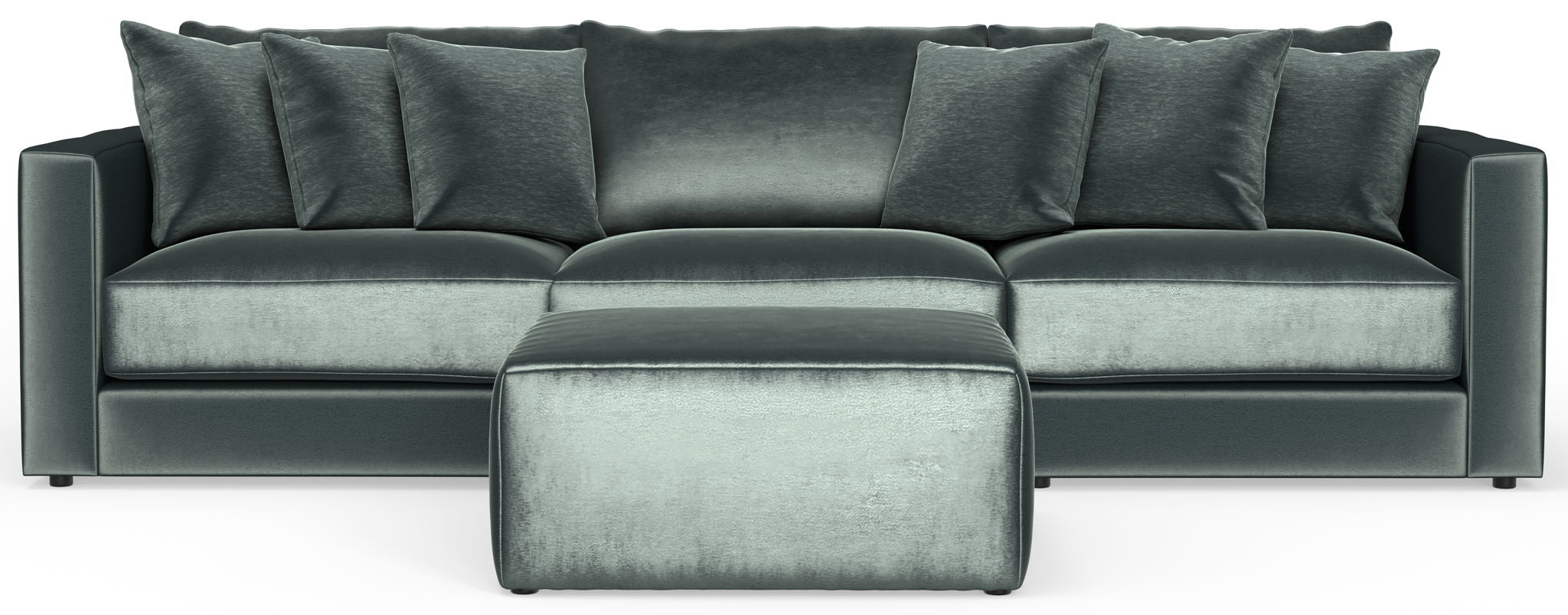 Remington - Modular Sofa And Cocktail Ottoman - Pine