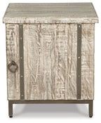 Laddford - Accent Cabinet - Shelf - Whitewash