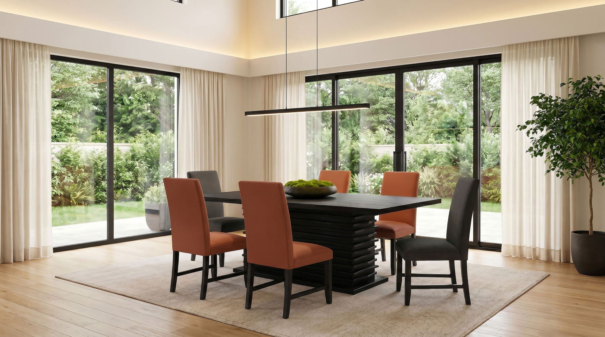Stanton Rectangular 66-inch Dining Table Black