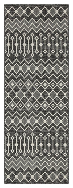 Sunshine - 5'3" X 7'3" Indoor, Outdoor Area Rug - Anthracite