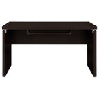 Skylar L-Shape Desk with Mobile File Cabinet Cappuccino