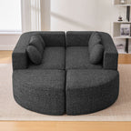 Boneless - Couch Modular Sectional Sofa With Deep Seating And Curved Design