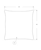 Pillows, Square, Insert Included, Decorative Throw, Hypoallergenic, Modern