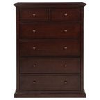 Sumerlin 6-drawer Bedroom Chest of Drawers Cappuccino