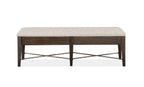 Westley Falls - Bench With Upholstered Seat - Graphite