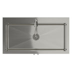 Reed - Deluxe Laundry Cabinet With Pull-Out Faucet And Stainless Steel Sink