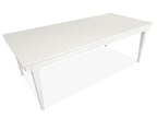 Willowbrook - Extendable Rectangular Dining Table - Egg Shell White