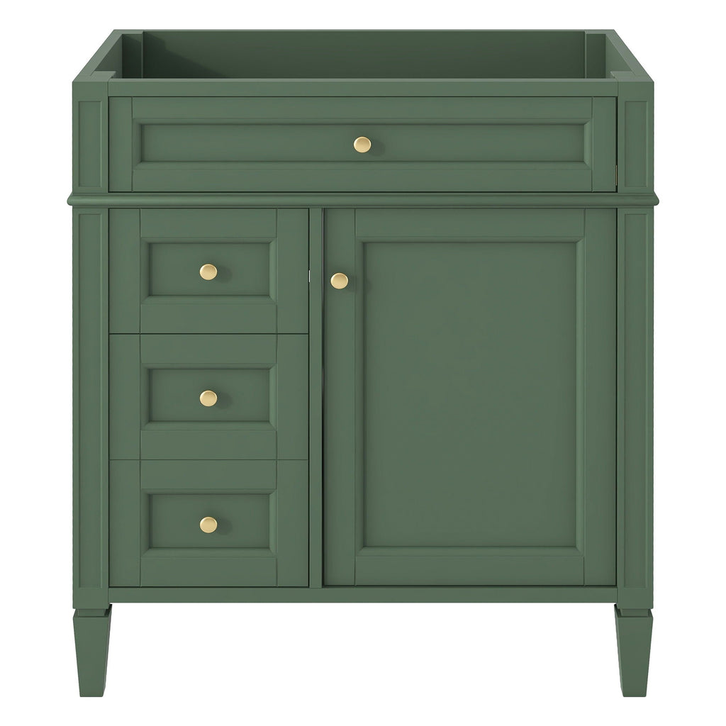 Bathroom Vanity With 2 Drawers And Tip-Out Drawer, Storage Cabinet