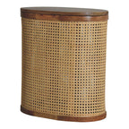Larissa - Lid Up, Storage Stool - Oak