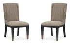 Ryker - Upholstered Host Side Chair (Set of 2) - Homestead Brown