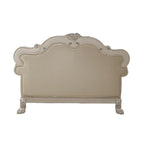 Dresden - Loveseat With 3 Pillows - Synthetic Leather & Bone White