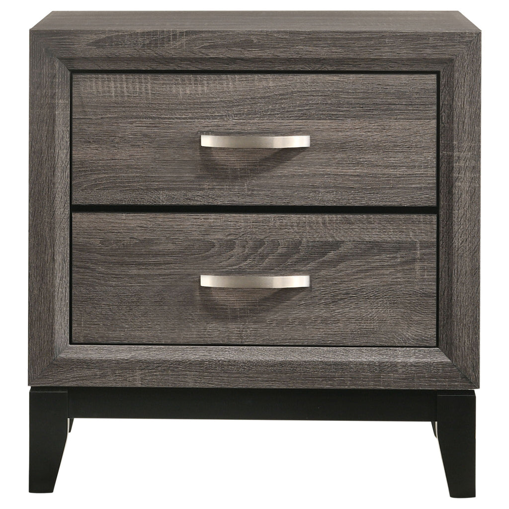 Watson Four-piece California King Bedroom Set Grey Oak