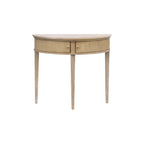 Vintage Inspired Storage Console Table With Fluted Doors