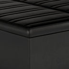 Ellis - Coffee Table Storage Ottoman Contemporary Design