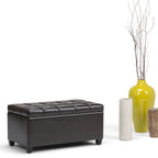 Sienna - Upholstered Storage Ottoman Bench