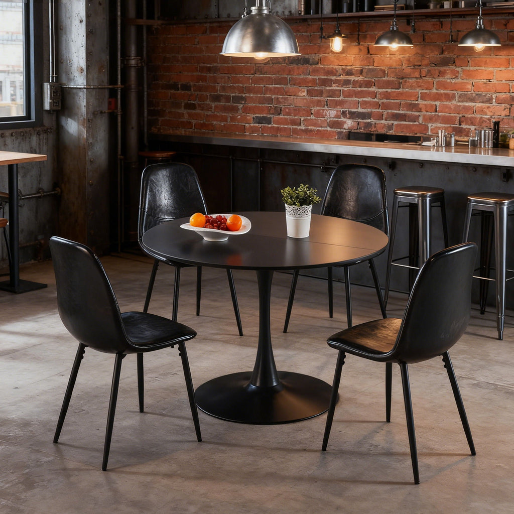 Dining Chairs (Set of 4) - Black