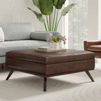 Owen - Multifunctional Square Coffee Table Storage Ottoman