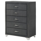 Melody 5-drawer Bedroom Chest Grey