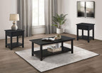 Payne 3-piece Coffee and 1-drawer End Table Set Java