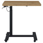 Westpark Pneumatic Adjustable C-Shape Side Table with Casters Mango