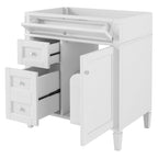 Bathroom Vanity With 2 Drawers And Tip-Out Drawer, Storage Cabinet