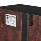 Tall Storage Cabinet With 8 Doors And 4 Shelves, Wall Storage Cabinet For Living Room, Kitchen, Office, Bedroom, Bathroom
