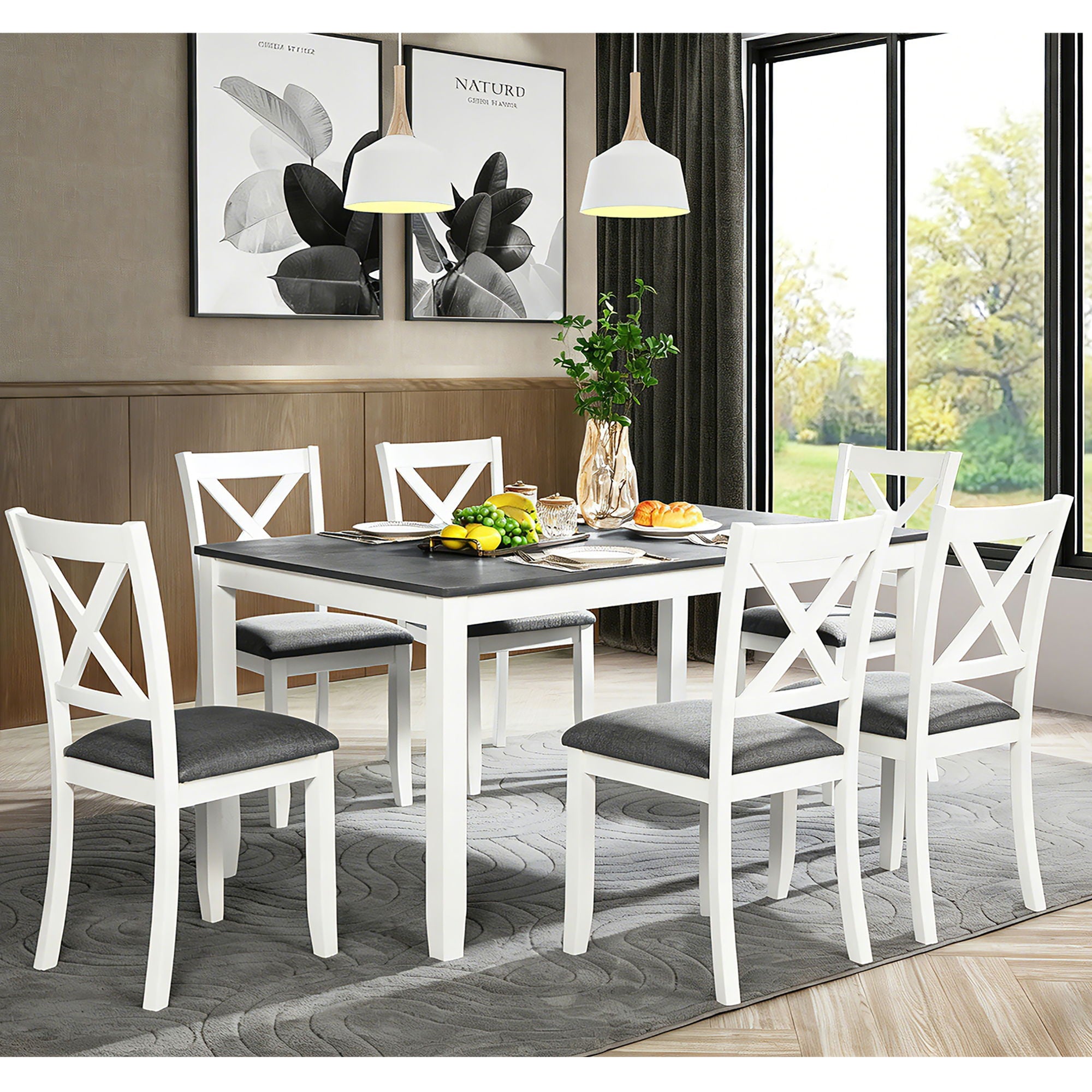 Kitchen Dining Set, Rectangular Dining Table