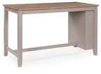 Harperfeld - Rectangular Dining Room Counter Table - Natural / Gray