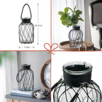 French Country Home Decor Collection (Includes An Artificial Plant, Vase, Trays, Stool And Side Table) (Set of 5) - Multicolor