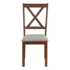 Dining Chair Side, Upholstered For Dining Room, Transitional (Set of 2)