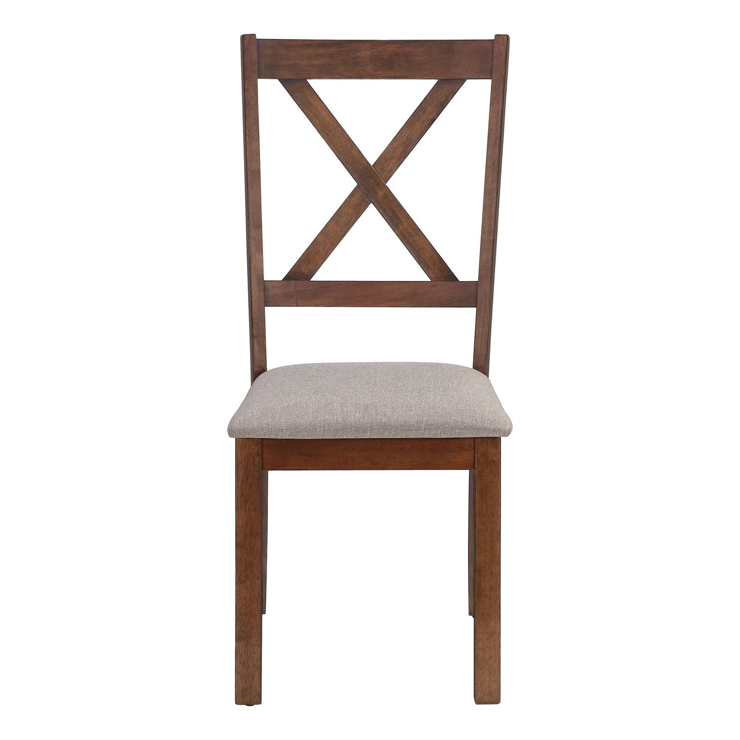 Dining Chair Side, Upholstered For Dining Room, Transitional (Set of 2)